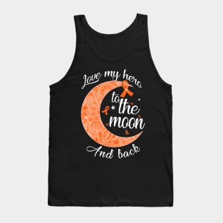 love kidney cancer hero to the moon Tank Top